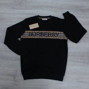 Burberry London Check Black Sweatshirt